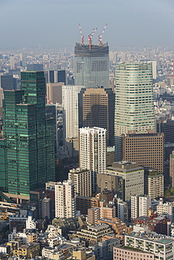 View over Tokyo from the Mori Tower, Roppongi Hills, Tokyo, Japan, Asia