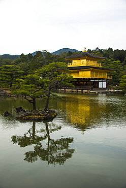 Kinkaku.Ji or golden pavillon buddhist temple,  Unesco world heritage sight Kyoto, Japan