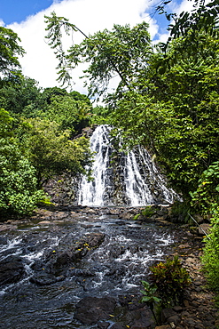 Kepirohi waterfall, Pohnpei (Ponape), Federated States of Micronesia, Caroline Islands, Central Pacific, Pacific 