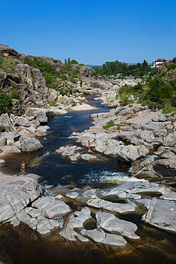 Cragged little creek in Mina Clavero, Argentina, South America