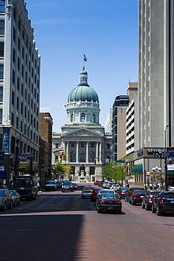 Indiana Statehouse, the State Capitol Building, Indianapolis, Indiana, United States of America, North America