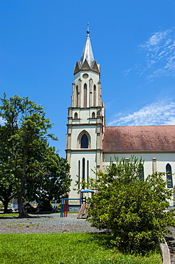 Lutheran church in the German town of Blumenau, Brazil, South America