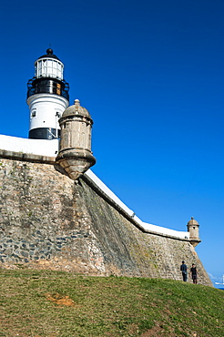 Farol da Barra Lighthouse, Salvador da Bahia, Bahia, Brazil, South America 