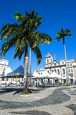 16 do novembro Square in the Pelourinho, UNESCO World Heritage Site, Salvador da Bahia, Bahia, Brazil, South America 