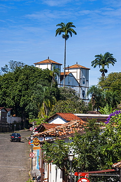 Matrix Church of Our Lady of the Rosary, Pirenopolis, Goais, Brazil, South America