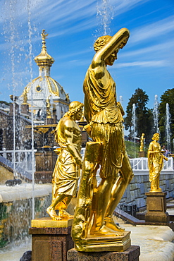 Peterhof (Petrodvorets), UNESCO World Heritage Site, St. Petersburg, Russia, Europe 