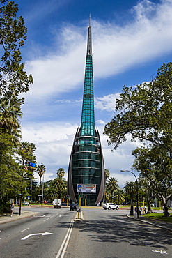 Modern bell tower in Perth, Western Australia, Australia, Pacific