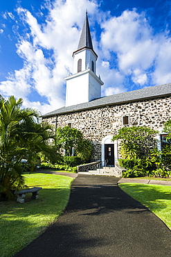 Mokuaikaua church, Kailua-Kona, Big Island, Hawaii, United States of America, Pacific