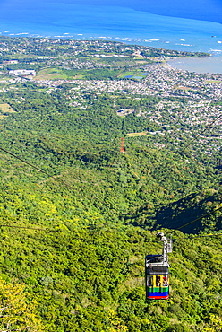 Teleforico, only cable car in the Caribbean, Puerto Plata, Dominican Republic, West Indies, Caribbean, Central America