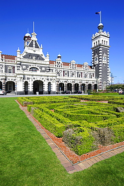 Edwardian railway station, Dunedin, Otago, South Island, New Zealand, Pacific