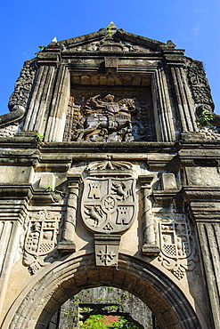 Entrance to the old Fort Santiago, Intramuros, Manila, Luzon, Philippines, Southeast Asia, Asia