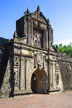 Entrance to the old Fort Santiago, Intramuros, Manila, Luzon, Philippines, Southeast Asia, Asia