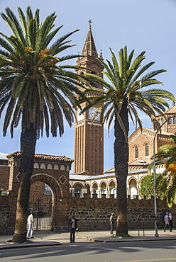 St. Mary's Catholic Cathedral on Harnet Avenue, Asmara, capital of Eritrea, Africa