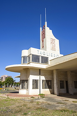 Fiat Tagliero Building, Asmara, capital of Eritrea, Africa