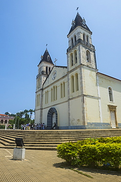 The cathedral of the city of Sao Tome, Sao Tome and Principe, Atlantic Ocean, Africa