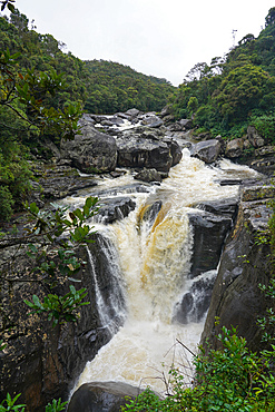 Waterfall, Parc National de Ranomafana, Ranomafana, Central Madagascar, Africa