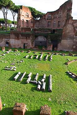 Imperial palace at Forum Romanum, Palatine Hill, Rome, Lazio, Italy, Europe