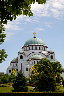 The Church of St. Sava, the largest Orthodox church in the world, Belgrade, Serbia, Europe