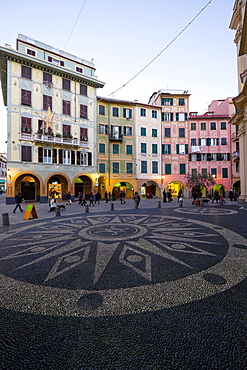 Piazza Caprera, Santa Margherita Ligure, Genova, Liguria, Italy, Europe