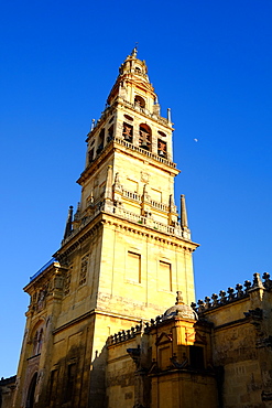 The bell tower of the Mezquita Cathedral, UNESCO World Heritage Site, Cordoba, Andalucia, Spain, Europe