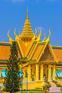 Royal Palace, Phnom Penh, Cambodia, Indochina, Southeast Asia, Asia