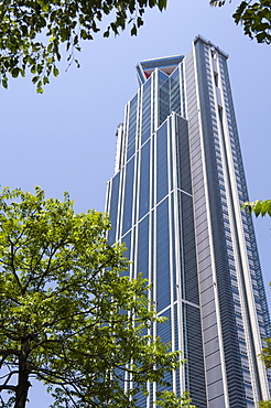 World Trade Center (WTC) Cosmo Tower, tallest tower in western Japan, on Sakishima Island in Osaka, Japan