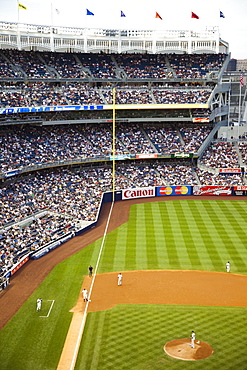 New Yankee Stadium, located in the Bronx, New York, United States of America, North America