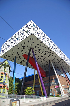 OCAD (Ontario College of Art and Design) building, school of art, McCall Street in downtown Toronto, Ontario, Canada, North America