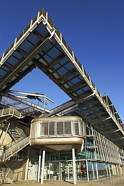 The National Glass Centre, by Gollifer Langston Architects, museum and exhibition centre, opened 1998, Sunderland, Tyne and Wear, England, United Kingdom, Europe