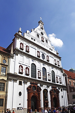 St. Michael's Church (Michaelskirche), the largest Renaissance style church north of the Alps, Munich, Bavaria, Germany, Europe