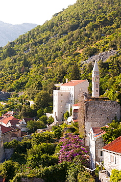 Church of Our Lady of Rosary, Perast, Bay of Kotor, UNESCO World Heritage Site, Montenegro, Europe