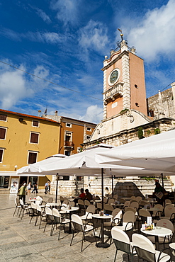 Narodni Trg (Narodni Square), Zadar, Zadar county, Dalmatia region, Croatia, Europe