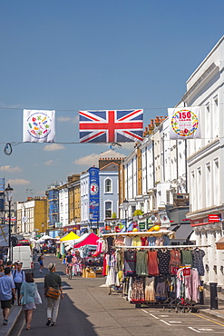 Portobello Market, Portobello Road, Kensington and Chelsea, London, England, United Kingdom, Europe