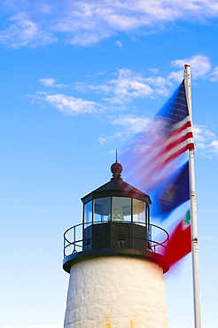 Pemaquid Point Lighthouse, Pemaquid Peninsula, Maine, New England, United States of America, North America