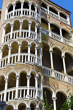 Scala Contarini del Bovolo (Snail Staircase), Palazzo Contarini del Bovolo (Palazzo Contarini Minelli del Bovolo), Venice, UNESCO World Heritage Site, Veneto, Italy, Europe