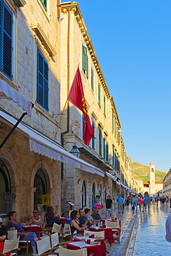 The Stradun, UNESCO World Heritage Site, Dubrovnik, Croatia, Europe