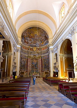 Jesuit Church of St. Ignatius of Loyola, Old Town (Stari Grad), Dubrovnik, Dalmatia, Croatia, Europe