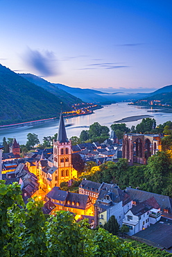 Bacharach on the River Rhine, Rhineland Palatinate, Germany, Europe