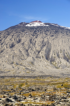 Snaefellsjokull, 1446m, in Snaefellsjokull National Park northwest of Reykjavik in the west, Iceland, Polar Regions