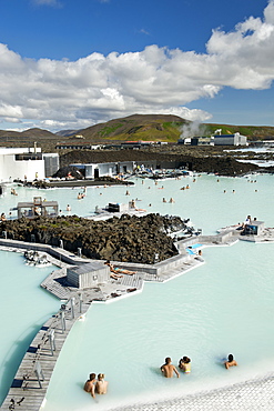 The Blue Lagoon near Reykjavik, Iceland, Polar Regions