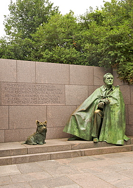 Franklin Delano Roosevelt Memorial in Washington D.C., United States of America, North America