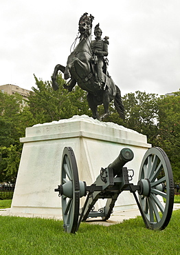 Jackson statue in Washington D.C., United States of America, North America