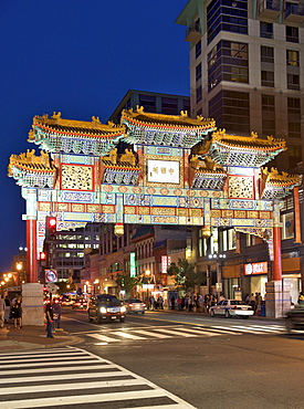 Chinatown Gateway in Washington D.C., United States of America, North America