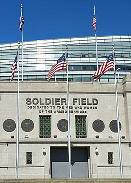 Soldier Field stadium in Chicago, Illinois, United States of America, North America