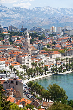 View of the city of Split, Adriatic Coast, Croatia, Europe