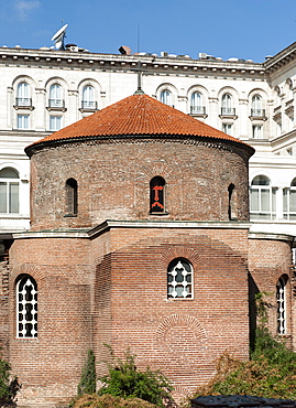 The Church of St. George (the Rotunda), considered the oldest building in Sofia, the capital of Bulgaria, Europe