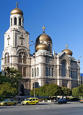 Dormition of the Mother of God Cathedral in Varna, the third largest city in Bulgaria, Europe