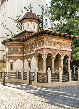 Stavropoleos Monastery (Stavropoleos Church) in Bucharest, Romania, Europe