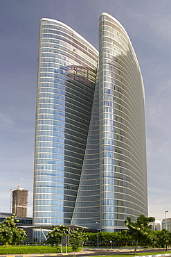 The Abu Dhabi Investment Authority building on the corniche in Abi Dhabi, the UAE.