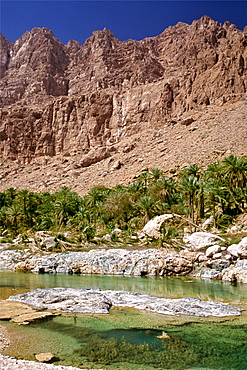 View of Wadi Tiwi in Oman.